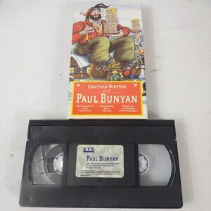 Paul Bunyan - Narrated by Jonathan Winters - 1990 - VHS Tape - Used